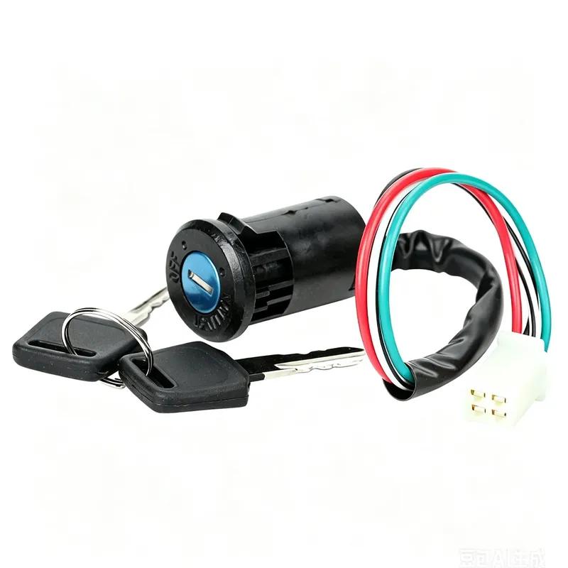 Fit for 50cc/110cc/125cc/150cc/200cc/250cc Mini Quad ATV Dirt Bike Universal 4-Wire Motorcycle Ignition Key Lock Switch 4 Wire
