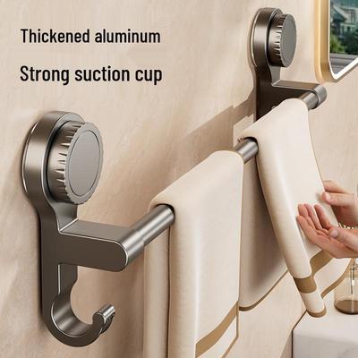 Badezimmer-Handtuchhalter mit Saugnapf ohne Bohren
