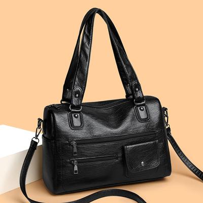 Neue Herbst- und Winter-Muttertasche Weiche Ledertextur Europäisch und Amerikanisch Vielseitige Ein-Schulter-Umhängetasche Damen-Rucksack