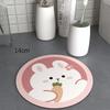 Cartoon Water-absorbing Coaster Heat-resisting Non-slip Drink Coffee Cup Pad Skid Insulation Pot Bowl Mat Kitchen Tableware Set
