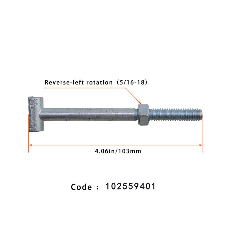 Precedent brake equalizer bracket bolt rod set fits Club Car Precedent 102559401&102594301,brake connecting adjusting screws Cnnecting screw