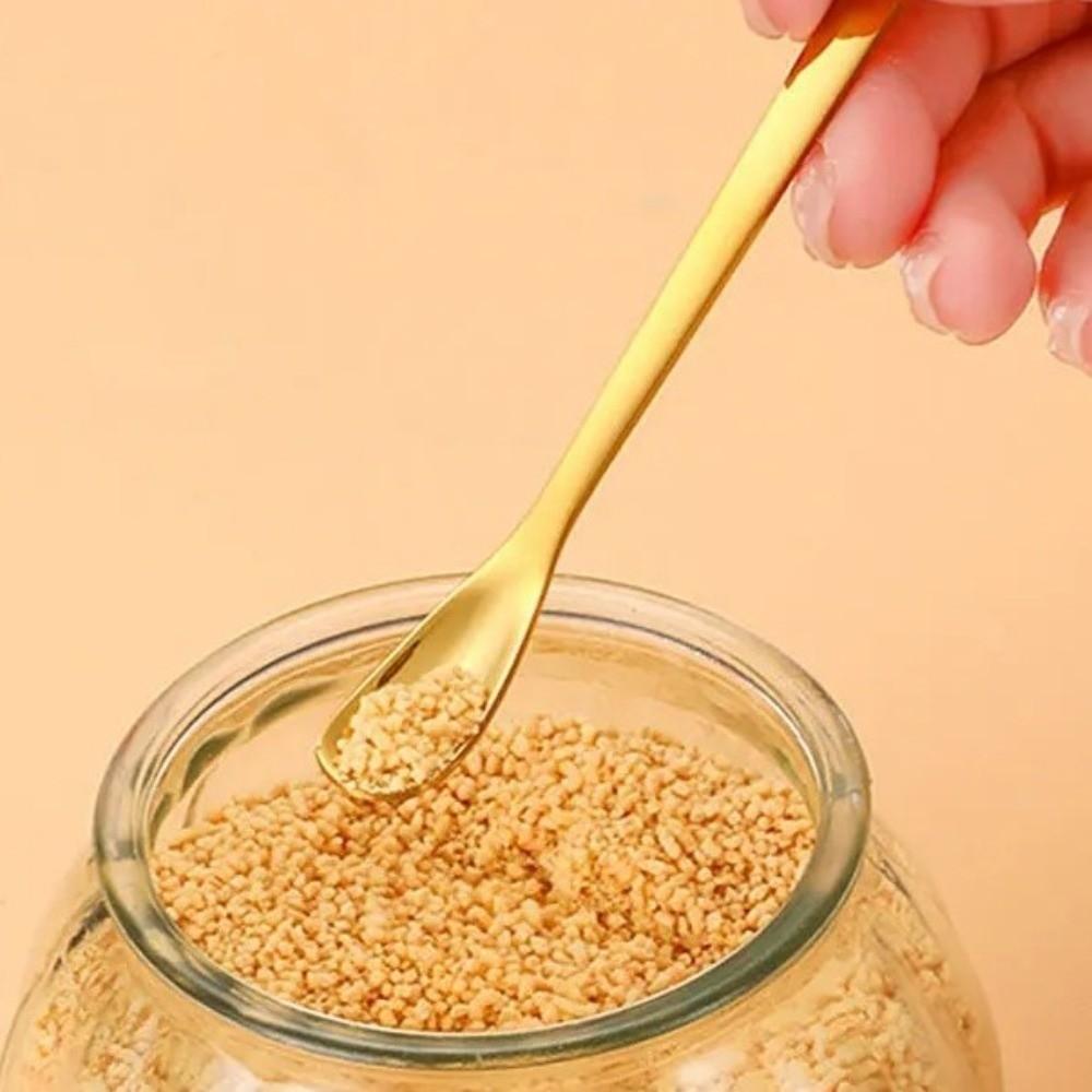 4PCS Stainless Steel Coffee Stirring Spoon Long Handle Ice Tea Spoon Kitchen