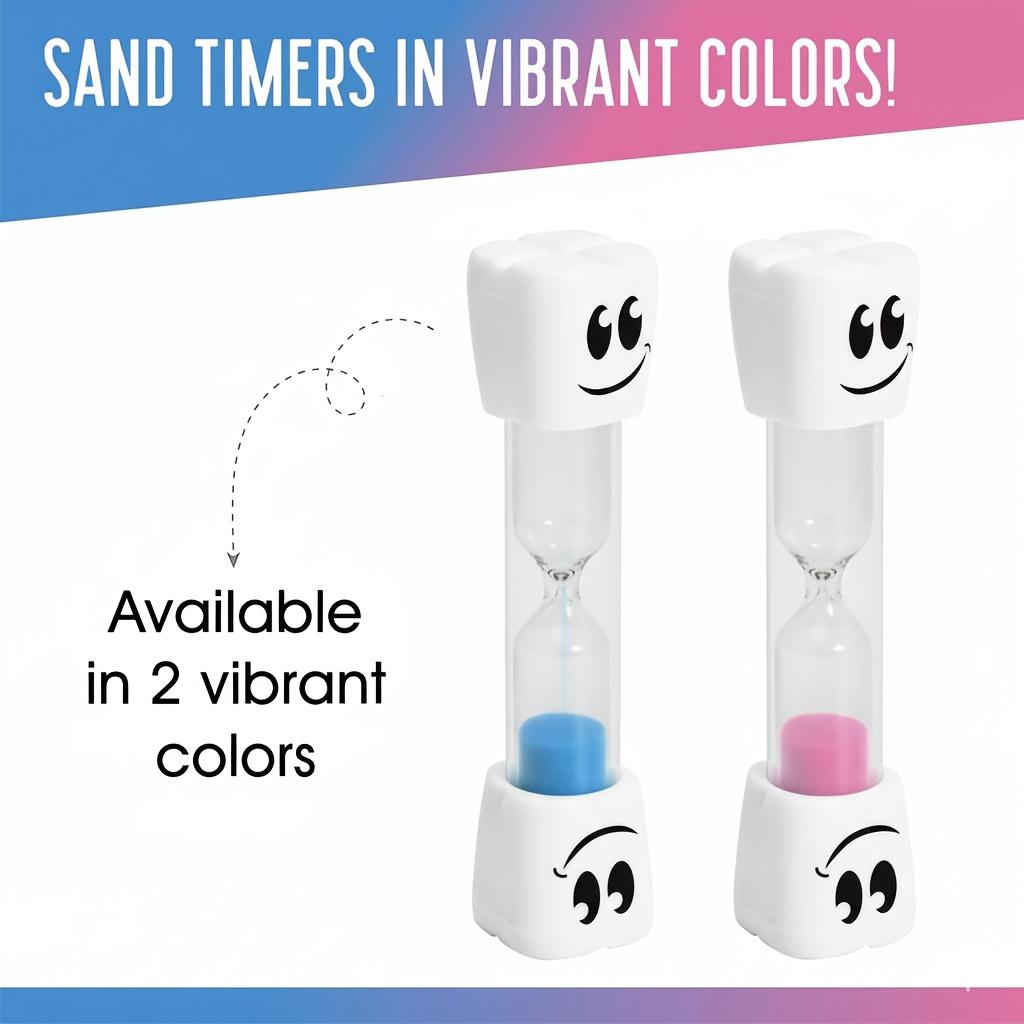 Smiling Teeth 2-minute Hourglass Toothbrush Timer Hourglass Cute Children Brushing Hourglass Home Decor