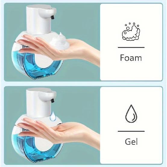 Automatic Foaming Soap Dispenser Rechargeable Touchless Hand Soap Dispenser Waterproof Wall Mounted Soap Pump for Bathroom