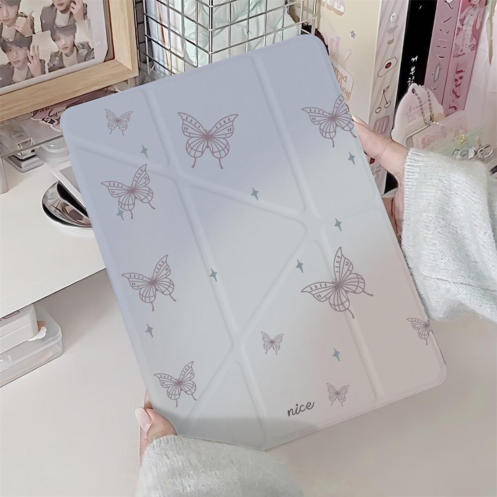 Para iPad Pro 11 12.9 13 Pulgadas M2 M3 2025 A16 11ª 10ª Generación 10.9 Air 5 4 9ª 8ª 7ª 10.2 Mini 6 Funda Inteligente con Soporte para Lápiz