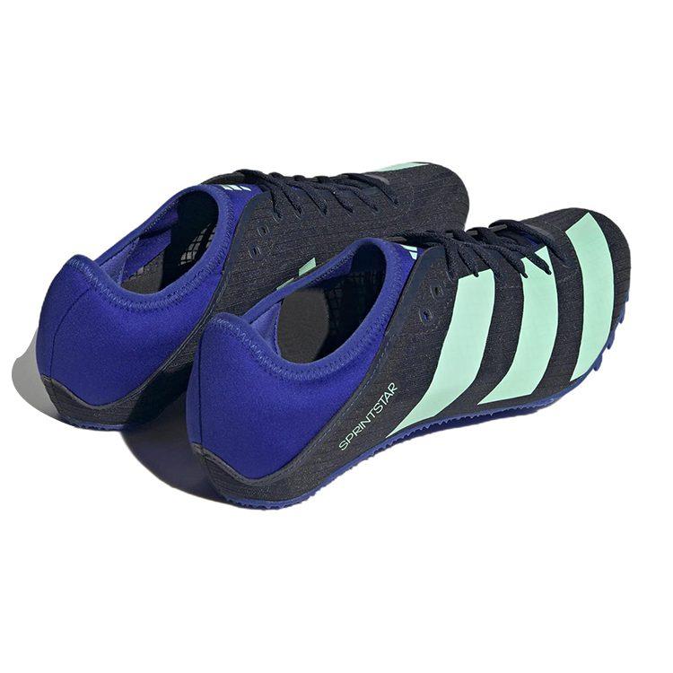 adidas Sprintstar Comfortable Lightweight Low Top Physical Fitness Test & Exam Running Shoes Men's Blue Black Green HQ3775