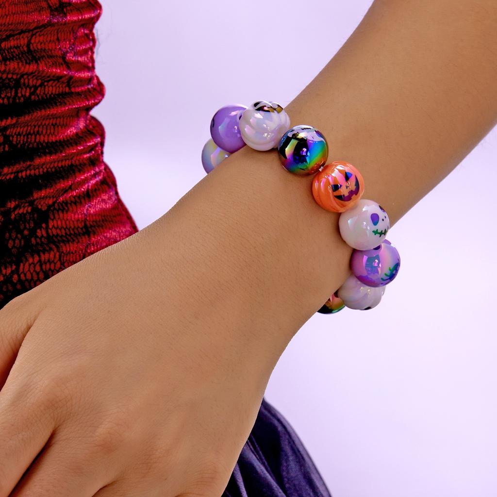 New Halloween Gift Pumpkin Bat Ghost Pendant Sweet Cool Bracelet Girl