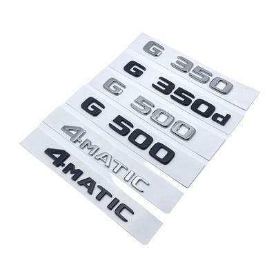 ALMVIS 3D Flache Schriftbuchstaben G350 G500 G350d G55 V8 Passend für KOMPRESSOR Emblem