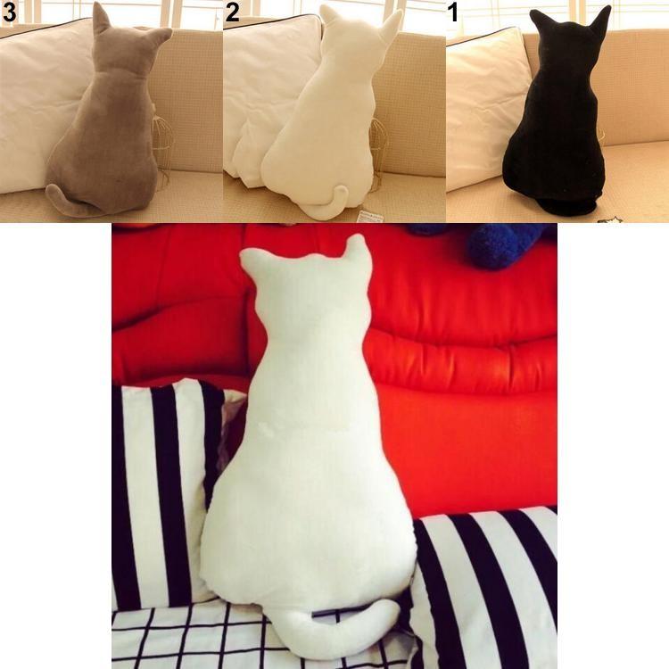 Adorable Plush Back Cat Toy Sofa Pillow Cushion Perfect For Cozy Home Decor