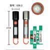 LED Rechargeable Flashlight, Aluminum Alloy Zoomable Torch with Multiple Light Modes, Portable Hook Design Outdoor Emergency Work Light