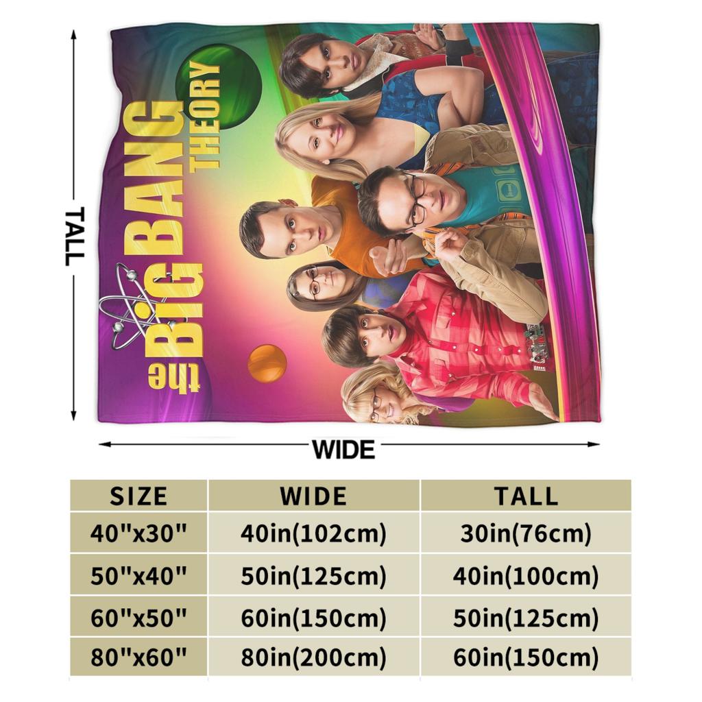 The Big Bang Theory Blanket Travel Office Flannel Bedding Throws For Living Room Soft Customized Quality Bedspread