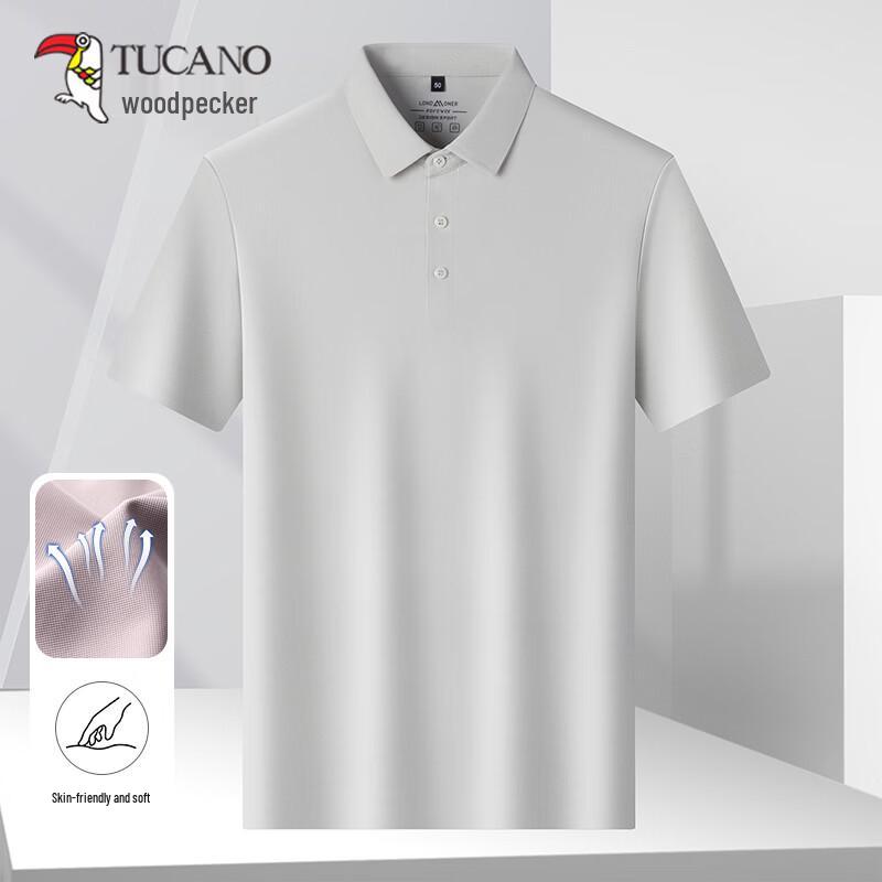 Tucano Men's Ice Silk Breathable Short Sleeve Polo Shirt