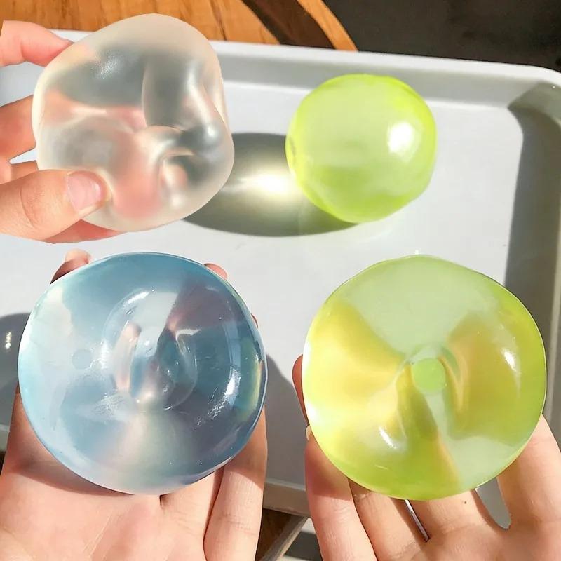 Formbarer Squishy Perlen Kokosöl Knetspielzeug Formbarer Stressball Squishy Spielzeug Langsam aufsteigendes Dekompressions Sensorikspielzeug für Erwachsene