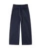 Haechinglum Regular Trousers Viscose Dark Navy