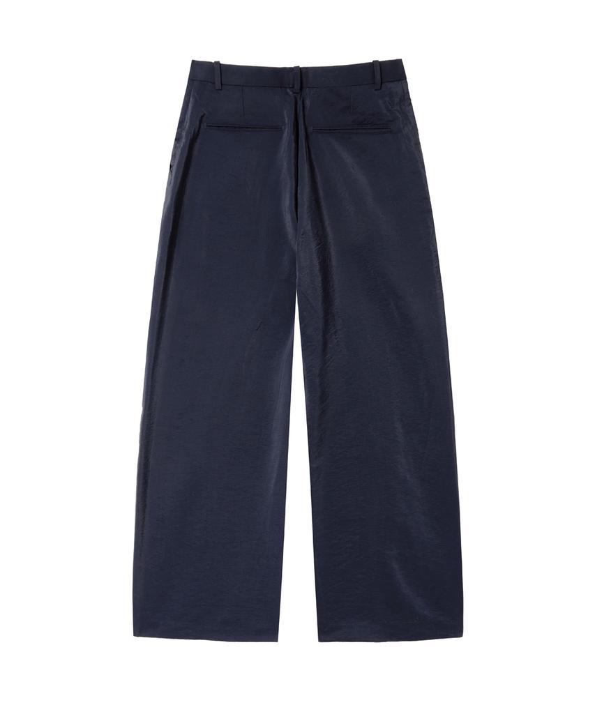 Haechinglum Regular Trousers Viscose Dark Navy
