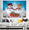 Christmas Balls And Snow Wall Hanging Tapestry Christmas Wall Hanging Tree Wall Hanging Gorgeous Christmas Tree Fireplace Gifts