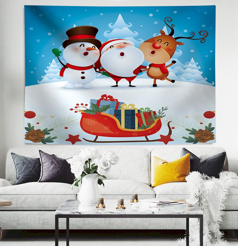 Christmas Balls And Snow Wall Hanging Tapestry Christmas Wall Hanging Tree Wall Hanging Gorgeous Christmas Tree Fireplace Gifts