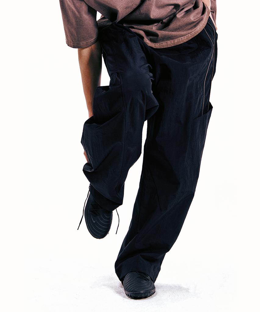 Endeuligseu Heavy Nylon Trimming Pants (Black)
