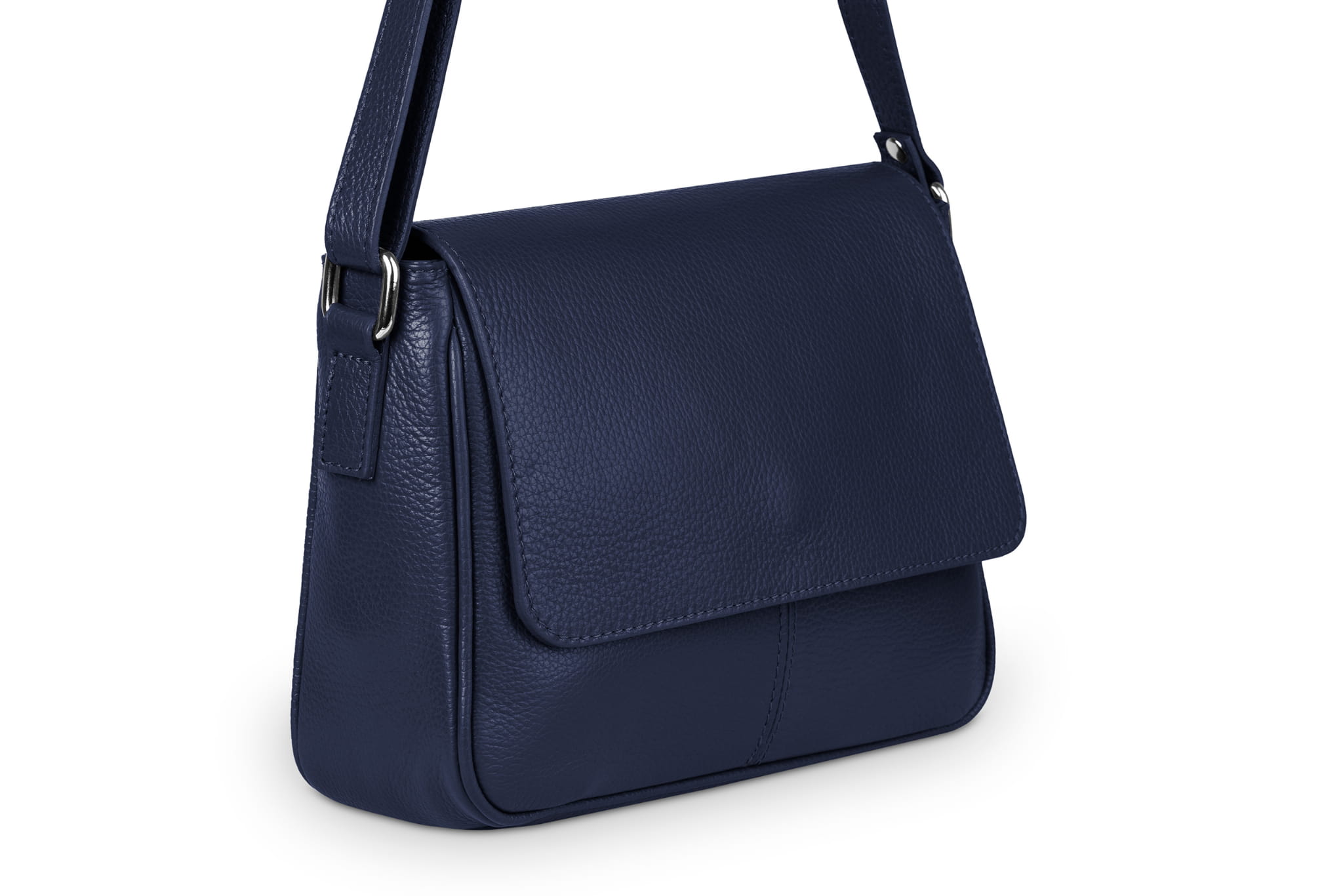 Vera Pelle Bafta Leather Handbag blue