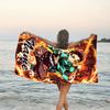 1pc Demon Slayer1 Beach Towel with Custom Name, Beach/Swimming/Bath/Picnic/Camping Towel, Suitable for Seaside Beaches
