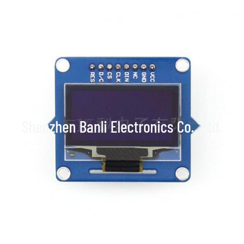 1.3" Blue OLED Display with Straight Pin Plug