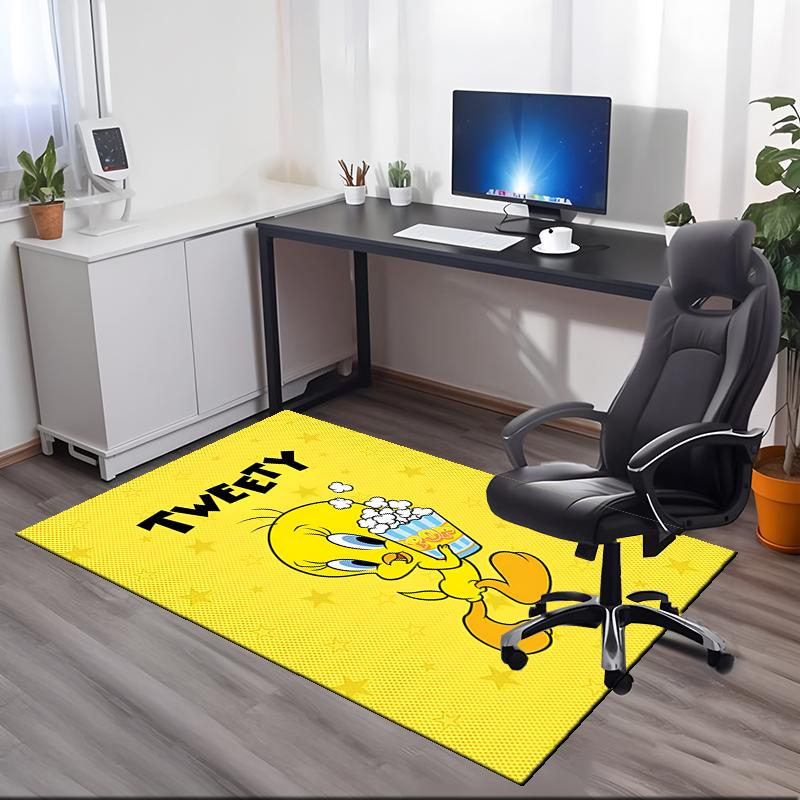 Tweety Printed Carpetrugfor Office Chair Living Room Bedroom Kitchen Room Decor Gifts