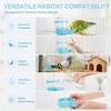 Hanging or Free-Standing Automatic Bird Waterer Thickened Clear Pet Parrot Waterer  For Pet Parrot