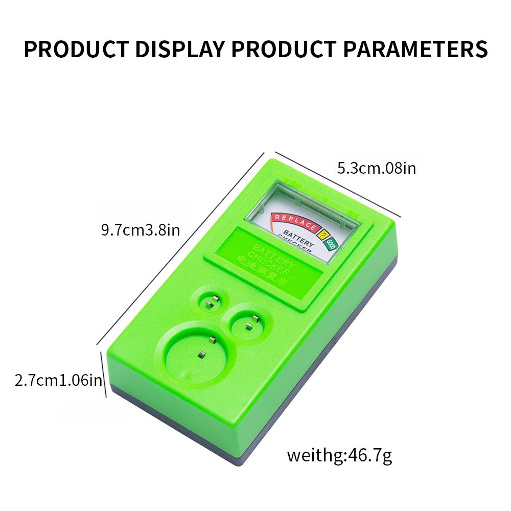 1.55V 3V Button Cell Battery Power Tester Electronic Tester Battery Meter Button Cell Battery Tester Measuring Instrument