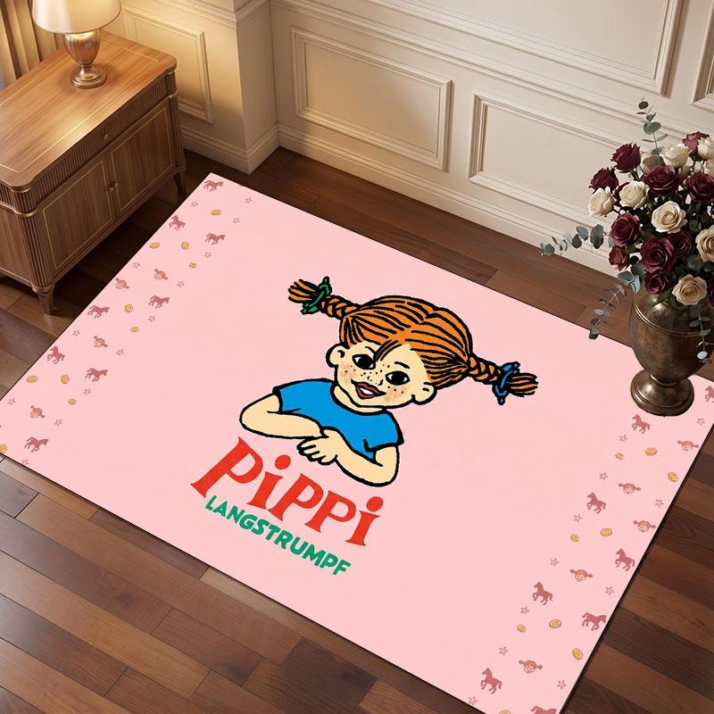 Pippi Longstocking Rug Soft Thick Non Slip Floor Carpet for Bedroom Living Room Home Decor