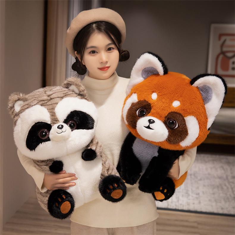 Zoo Trio: Raccoon, Red Panda & Koala Plush Set