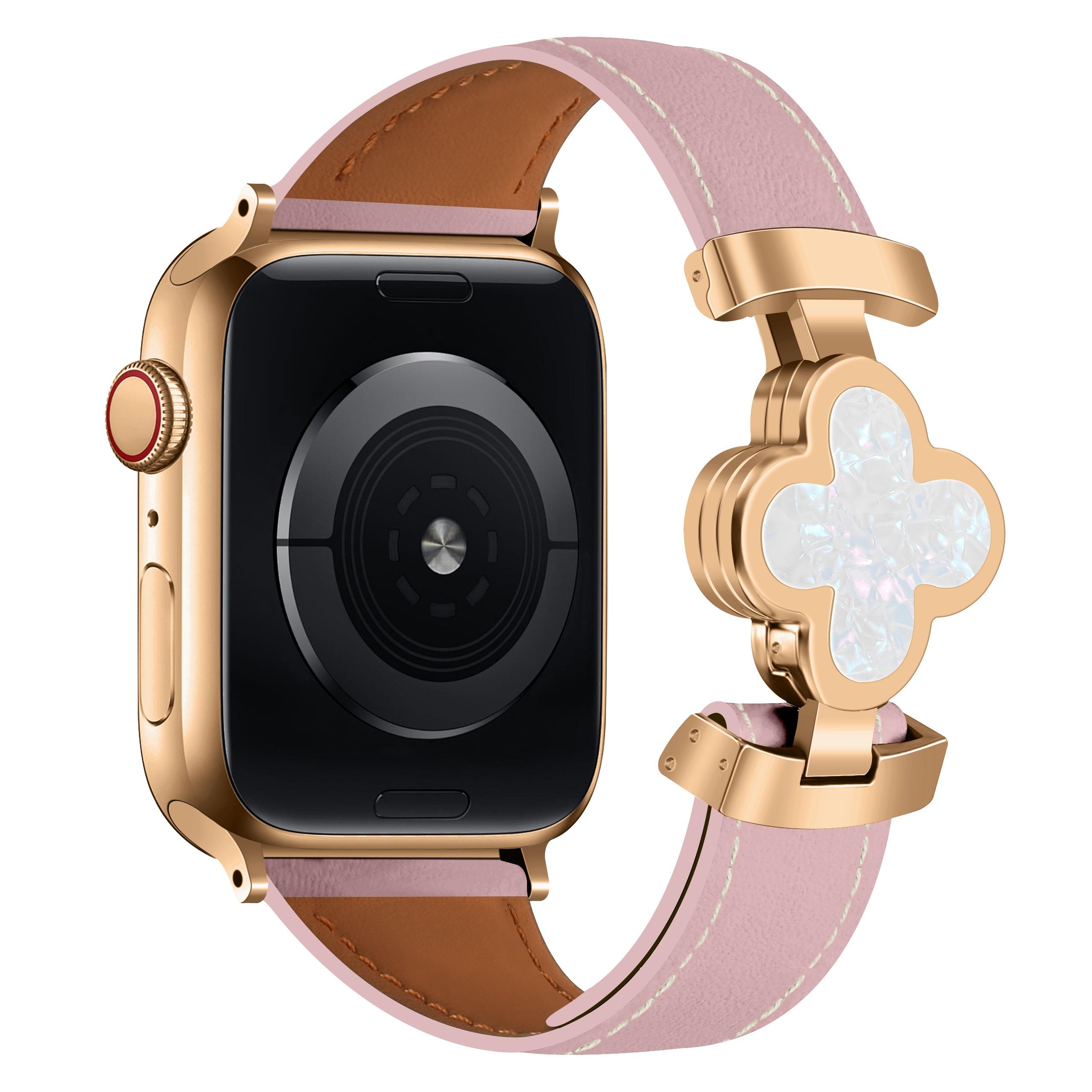 

Genuine Leather Strap For Apple Watch Series11 10 46mm 42mm 44mm 45MM Magnetic Bracelet Correa Band woman IWatch Ultra 2028 Ultra 3-2-1 49mm