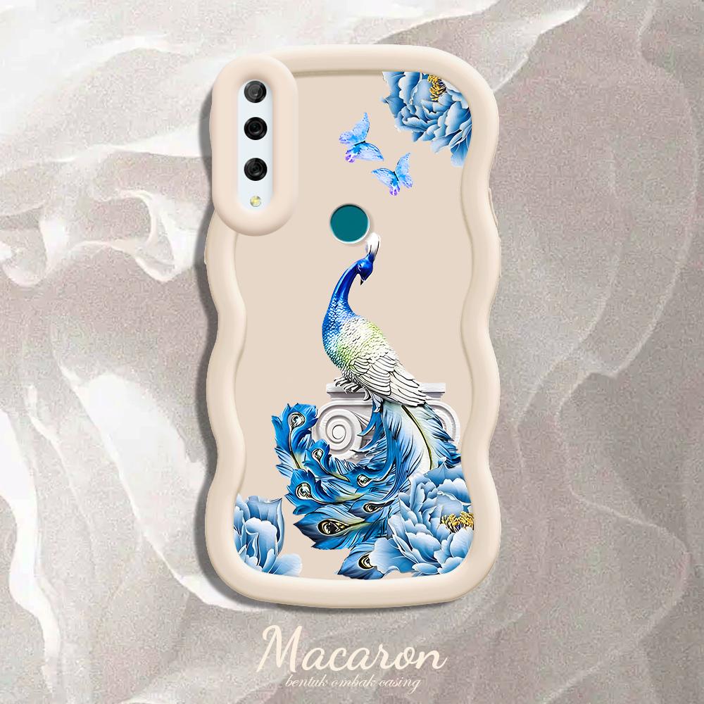 

Окрашенный узор Big Wave Edge Мягкий силиконовый материал Macaron чехол для телефона противоударный защитный резиновый чехол для iPhone Huawei Honor Infinix Tecno Infinix Smart 7 HD белый