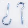 Galvanized Self-Tapping Metal Hook: Question Mark, Sheep Horn, Screw Ring Eyelet