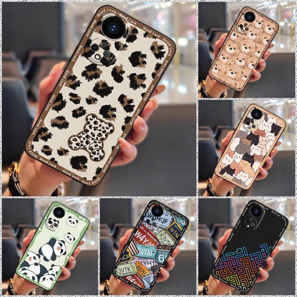 Durable Dirt-resistant Phone Case For Huawei Honor X7 Shockproof Fashion Design Anti-knock Cartoon Protective TPU Cover