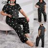 Women's Fashion Casual Long Sleeve O-Neck Pants Suits