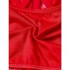 Red Lace Corset Top Spaghetti Strap Sweetheart Bustier Crop Top