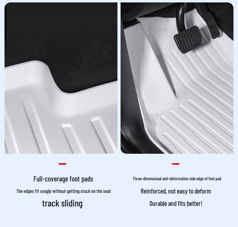 Full Coverage TPE Floor Mats for Tesla Model 3/Y