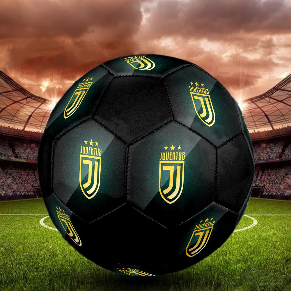 Juventus F.C Soccer Ball Colorful All Ages Machine Stitched PVC Competition Ready Durable High-Bounce.SIZE5