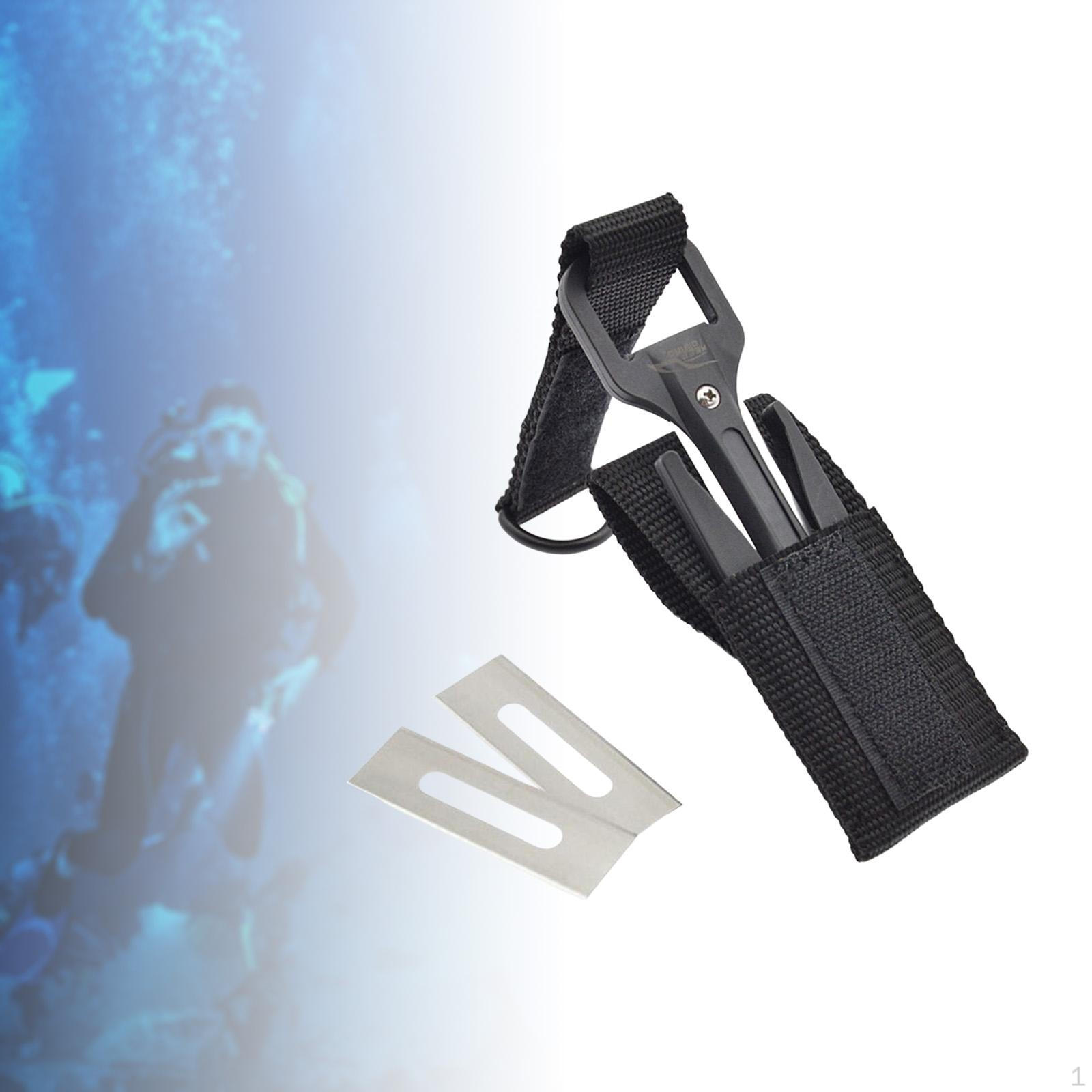 

Line Cutter Cutting Tool Replacement Snorkeling for Swimming, Free Diving, Fishing Net, Black
