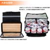 Yushang Delivery Commercial Insulated Pizza Cooler Large 3 Compartments Bags, Use, Bags, Bags, Capacity, Heavy-Duty, Foldable,