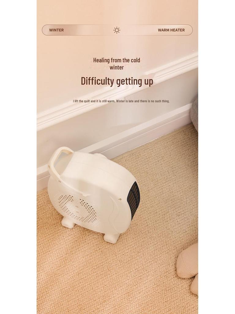Energy-Efficient Household Fan Heater: Compact Electric Heating Stove for Bathroom