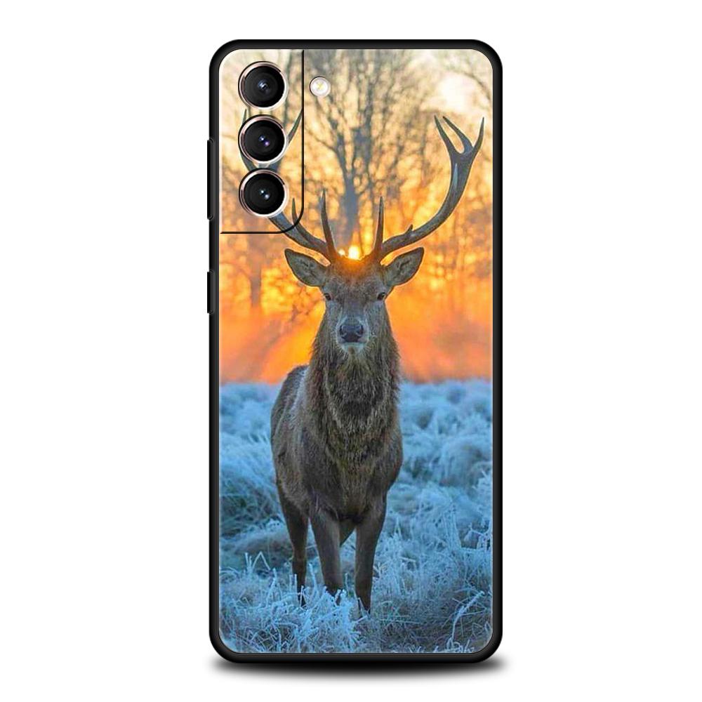 

Deer Hunting Camo Phone Case For Samsung Galaxy S24 S23 S22 S20 S21 FE Ultra S24 S23 S10 S10E S9 S8 Plus 5G Phone Cover Bag Capa Samsung S22 5G