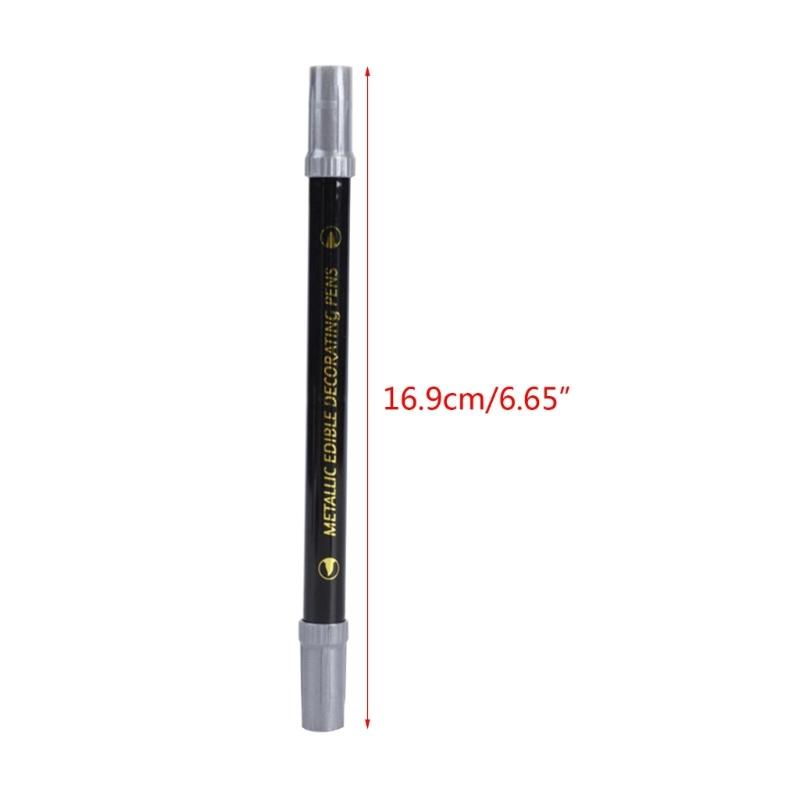 Food Coloring Pens Color Double Sided Edible Food Coloring Marker with Fine and Thick Tip Food Grade Marker for DIY