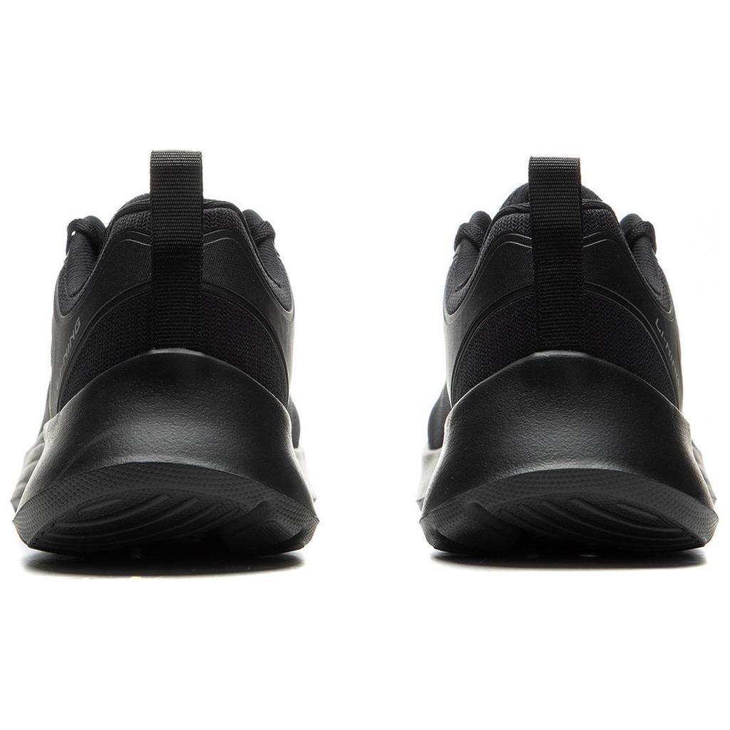 New LiNing Light String Cushioning, Slip Resistant, Abrasion Resistant, Lightweight Low Top Running Shoes Men's Black ARSU069-4