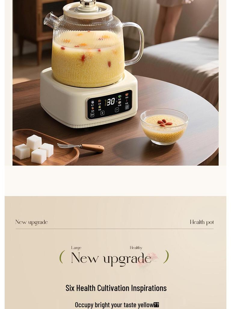 Smart Glass Tea Brewer: Versatile Household & Office Kettle for Brewing and Stewing Flower Teas.