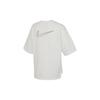 Nike Sportswear Logo Round Neck Casual Loose Short Sleeve T-Shirt Women T-Shirt White HJ3947133