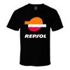 Neues Repsol Logo Shirt Schwarz Weiß T-Shirt Herren Oberteile Neu Unisex Lustiges T-Shirt Männlich Neues T-Shirt Mode Oberteil T-Shirts