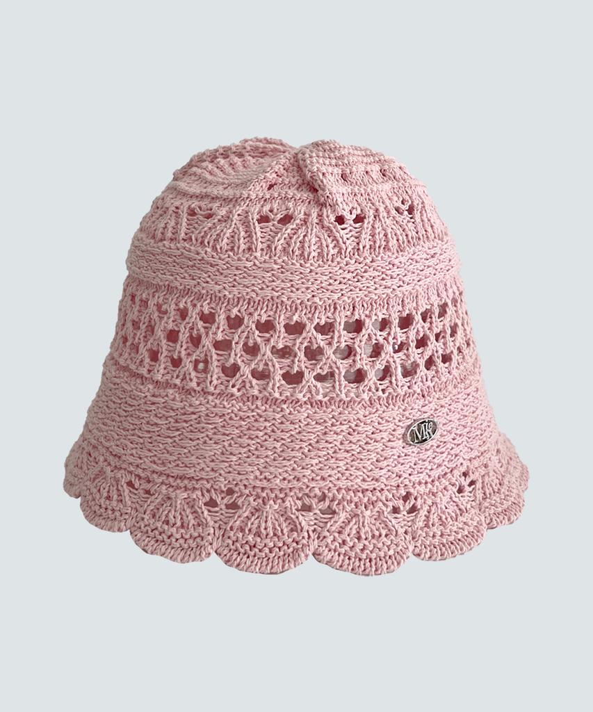 Mineti Lace Stud Punching Bucket Hat F 11525 Mte