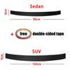 Universal 90/104cm Car Trunk Sill Plate Protector Rear Bumper Protective Rubber Molded Pad Decorative Cover Strip Styling Tools