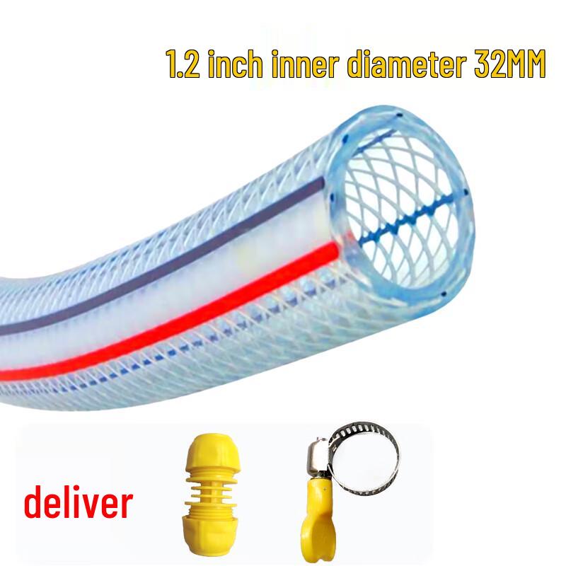Transparent Anti-Freeze PVC Water Hose CN plug (adapter included) Roll